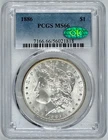 1886 P $1 Morgan Silver Dollar PCGS MS 66 CAC Certified