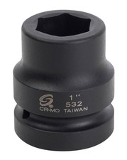 Sunex Tools 1 In. Drive 1 In. 6-point Impact Socket Cr-mo Steel Model 532 Sunex Tools 1 In. Drive 1 In. 6-point Impact Socket Cr-mo Steel Model 532