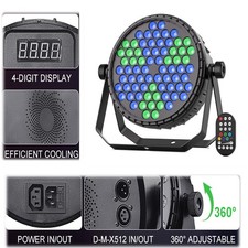 Par Light 72LED RGBW Stage Lighting Strobe Beam DMX DJ Disco Party Club 1-10PCS