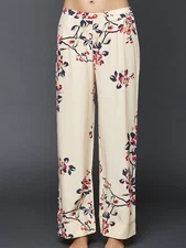 Women's Julianna Rae Silk PJ Pants, NWT,  floral, size: small 23143SONN (S)