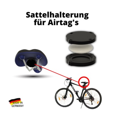 Für Apple AirTag Fahrrad Halterung für den Sattel Universal Case E-Bike, Air Tag