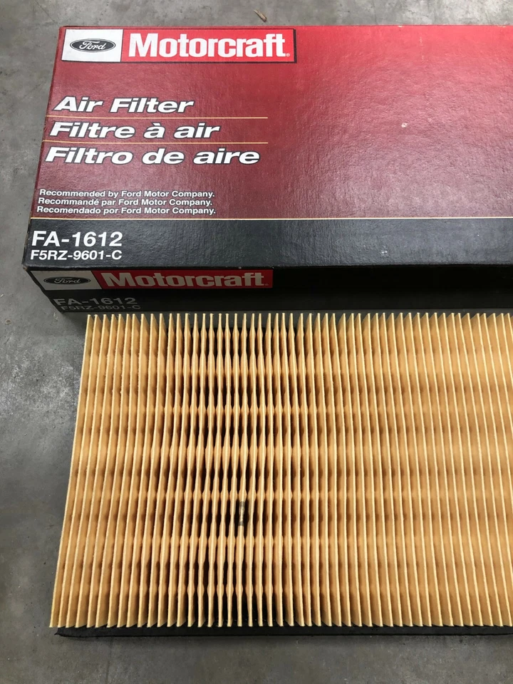 (2) FILTRO DE AIRE MOTORCRAFT FA-1612 PARA FORD CONTOUR & MYSTIQUE 99-02 COUGAR 95-00 Foto 3 de 4