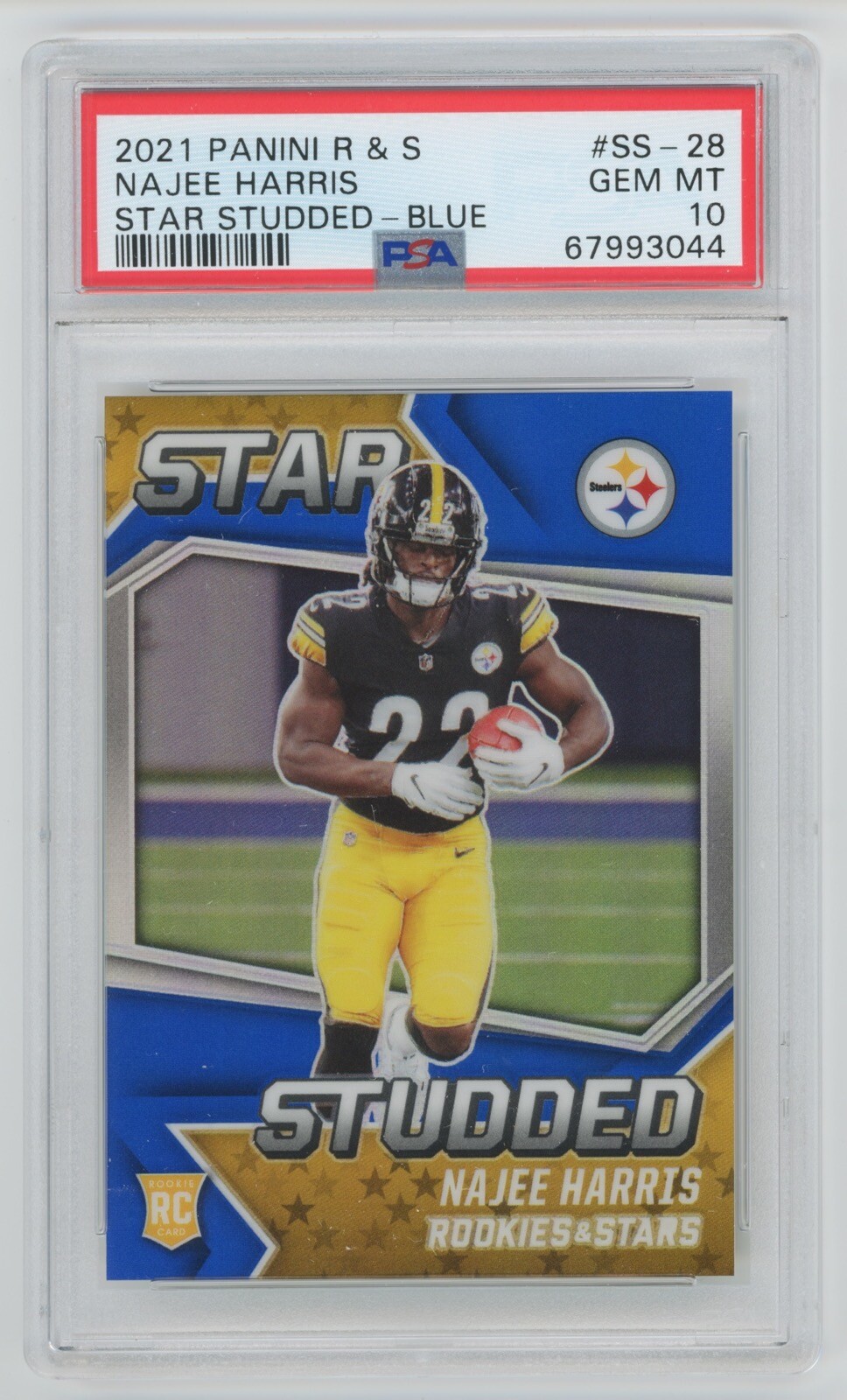 Najee Harris Panini Rookies & Stars Star Studded #SS28 Blue