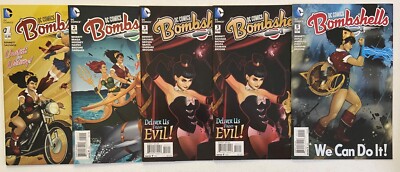 DC BOMBSHELLS 1-3 5 7-13 15-16 18-20 25 28-33 Annual + UNITED 1-19 lot of 48