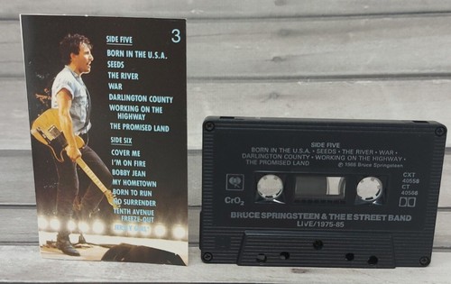 Bruce Springsteen & The E Street Band Live 1975-8 Tape 3 Only Cassette Tape 1986 - Picture 5 of 7