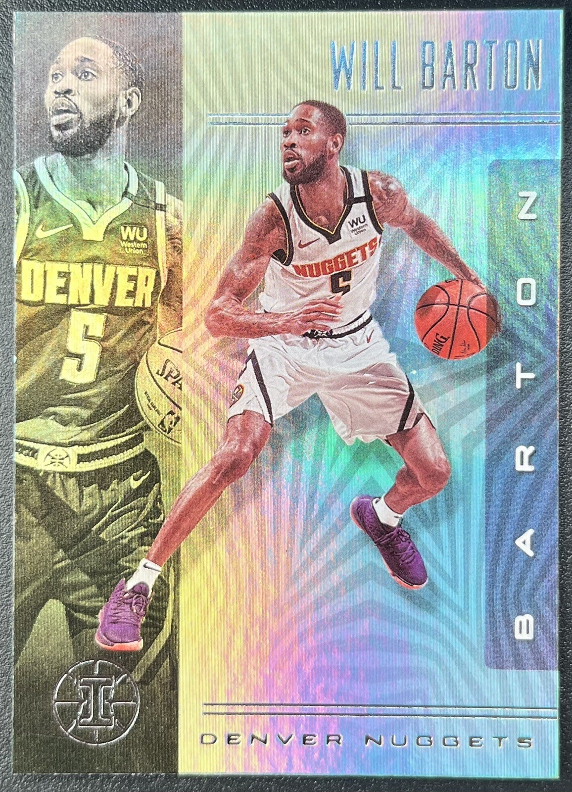 2019-20 Panini Illusions Emerald Parallel #43 Will Barton Denver Nuggets