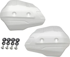 Zeta Racing Motorcycle Knuckle Guards Hand Scudo Protectors ZE72-6158 White NOS