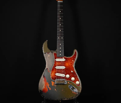 Dale Wilson '60s ST Electric Guitar 6String Heavy Relic Tremolo Bridge 21Fret MG