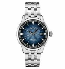 Seiko Presage Automatic Blue Dial Stainless Steel Men  s Watch SRPB41