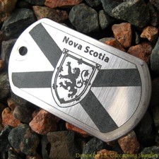 Nova Scotia Geocaching Dog Tag Atlantic Canada's Provinces, New  Unactivated 