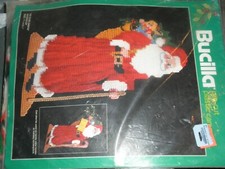 Bucilla Ye Olde Santa Doorstop/Centerpiece  61069 Pre Cut Plastic Canvas BNIP