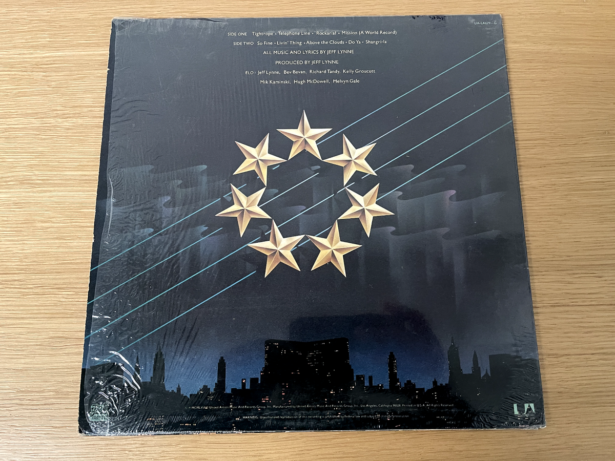 Electric Light Orchestra A New World Order LP Album 1976 UA-LA 679