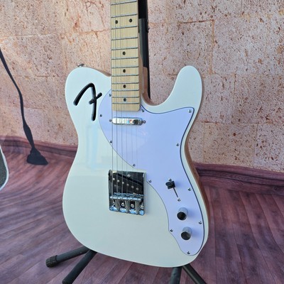 New Half Hollow TL White  Electric Guitar Maple Fingerboard 21 Frets