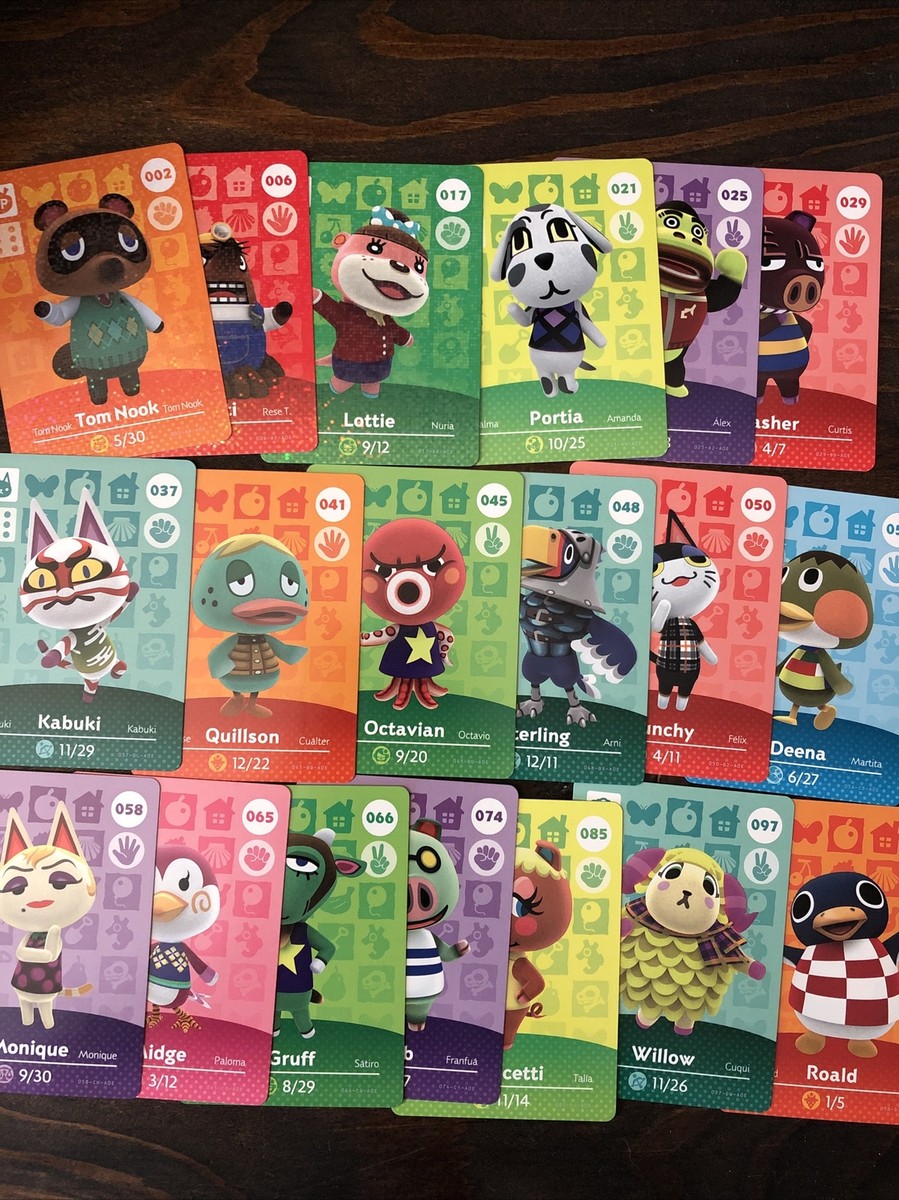 Carte Amiibo Animal Crossing 393 Verbert / Frobert [EUR] Série 4 Near Mint