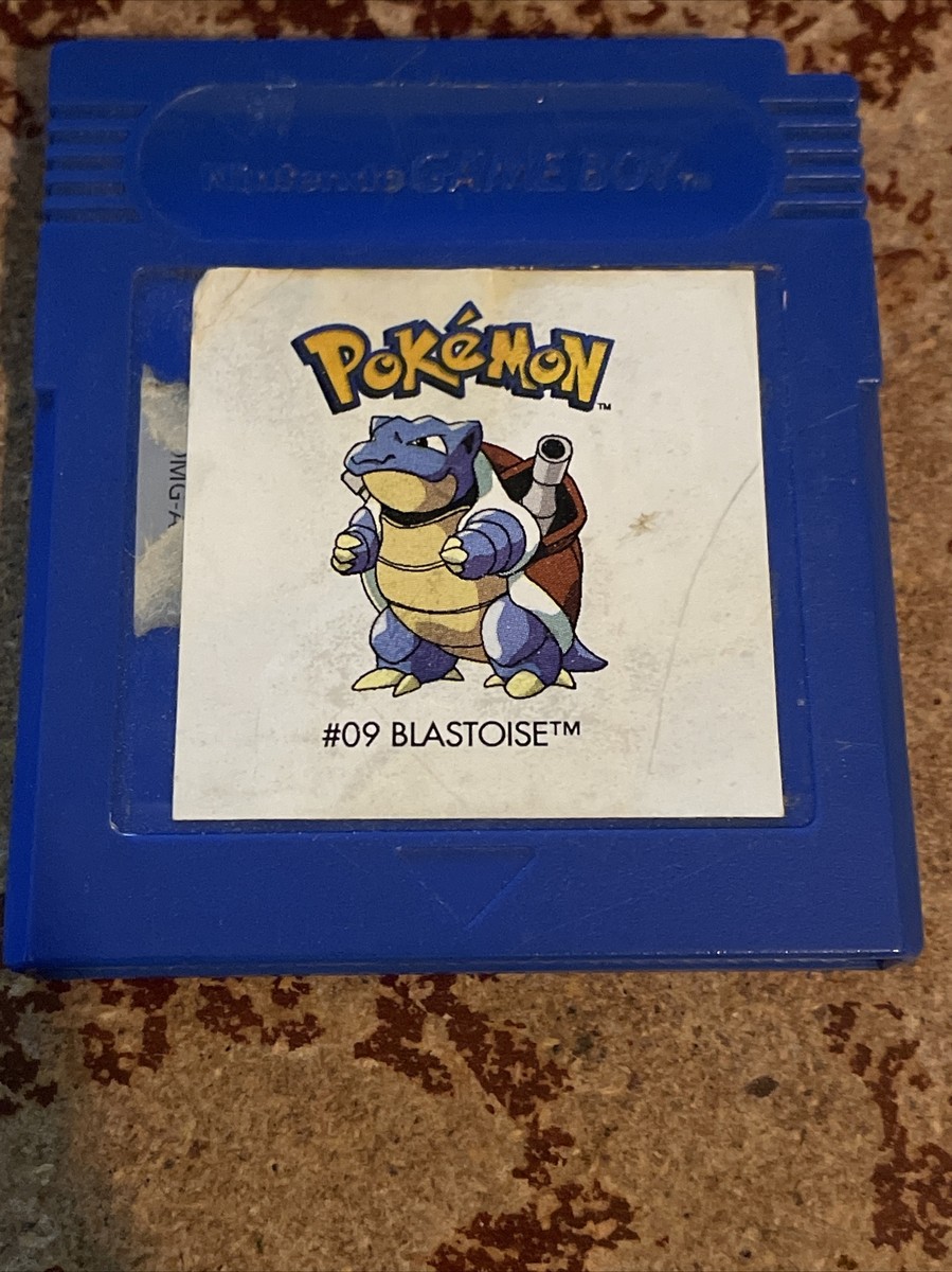 Pokemon Blue Nintendo Game Boy Color - Authentic Working Needs 