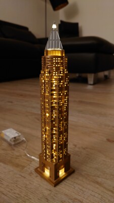 Frankfurt Messeturm 3D LED Beleuchtung 