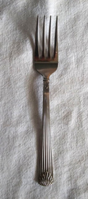 Vintage REED & BARTON  SAVOIR FAIRE Small Fork Stainless Steel HEAVY & THICK