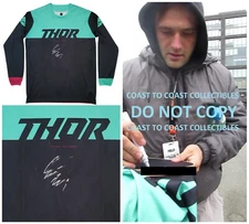 Cooper Webb Signed Thor Jersey COA Proof Autographed Supercross Motocross