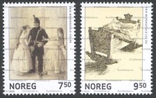 Norway 2005 (NK 1555-56, MI 1520-21, SC 1418-19) Erik Werenskiold - MNH