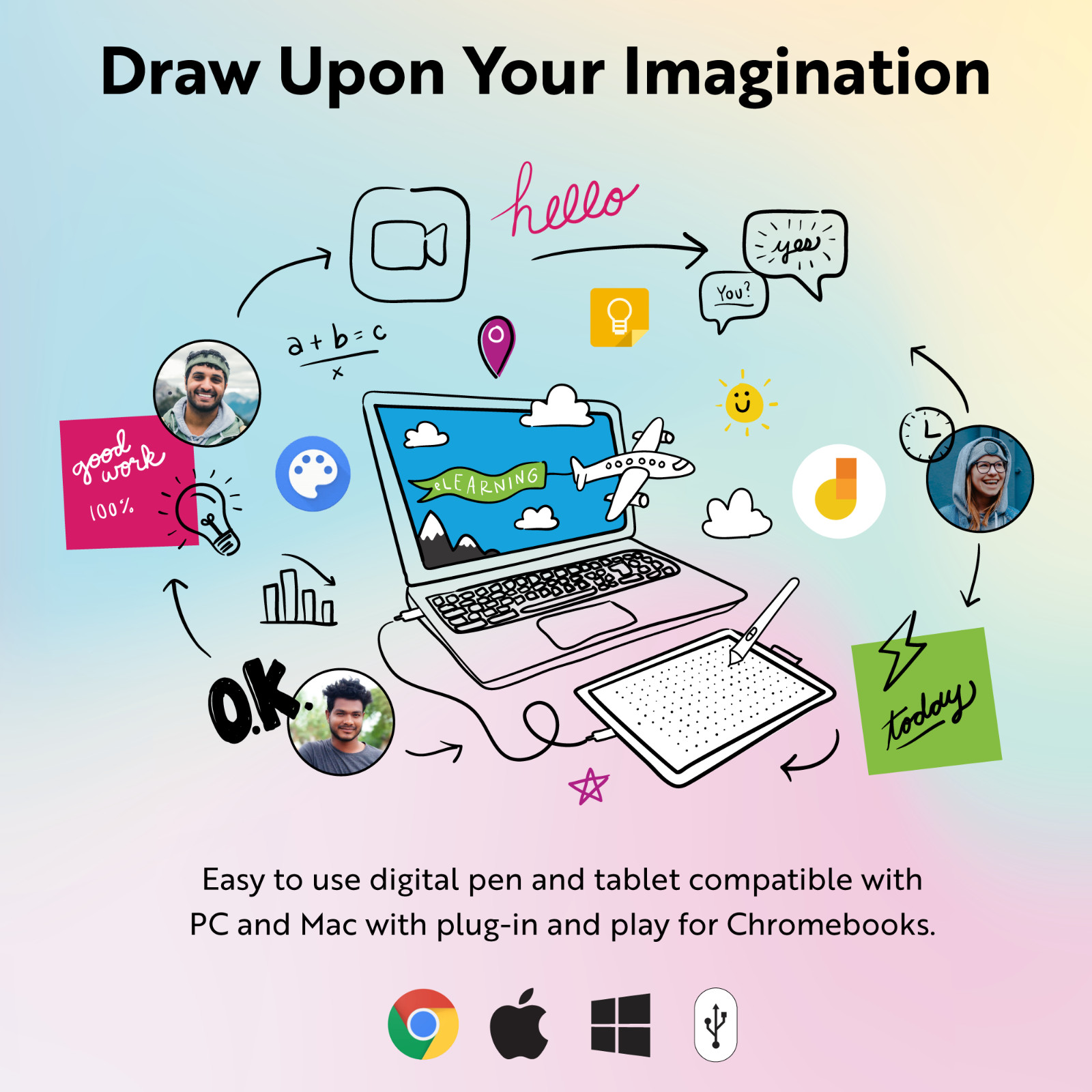 One by Medium Graphics Drawing Tablet, New Falak Tayyeb