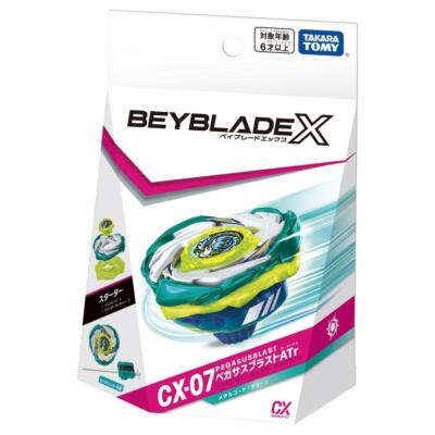 Takara Tomy Beyblade X CX-07 Starter Pegasus Blast ATr Authentic