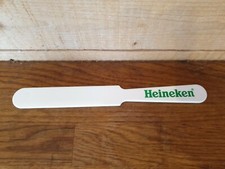 Heineken Beer Lager Foam Knife Skimmer Scraper Home Bar Perfect Draft Sub Blade