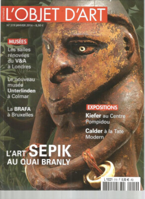 DAS KUNSTOBJEKT NR.519 ART SEPIK / KIEFER / CALDER / MUSEUM UNTERLINDEN