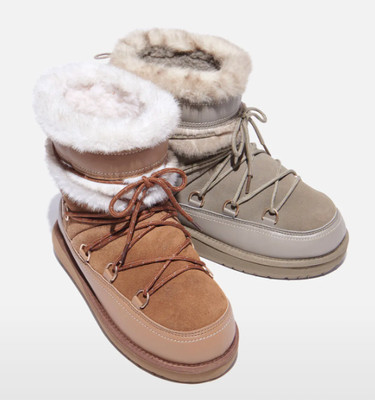 Rockfish Weatherwear Cloudy Snow Boots 2color Chestnut Taupe
