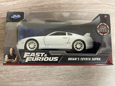 Jada Fast Furious Black Toyota Supra & White Toyota Supra 2023 New