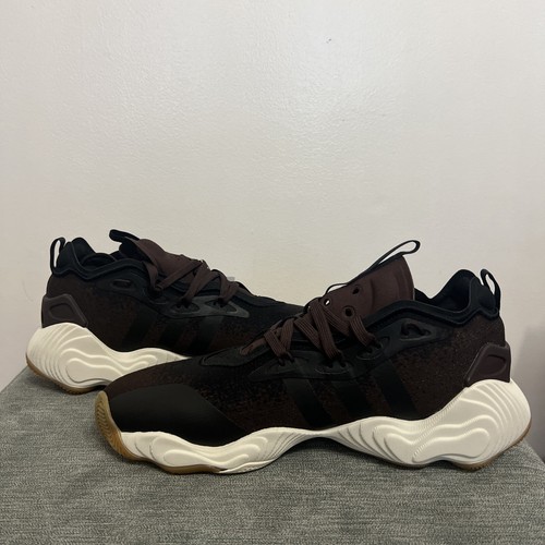 Adidas Trae Young 3 Low Shadow Brown Core Black IE2705 Size 9 Mens - Picture 2 of 8