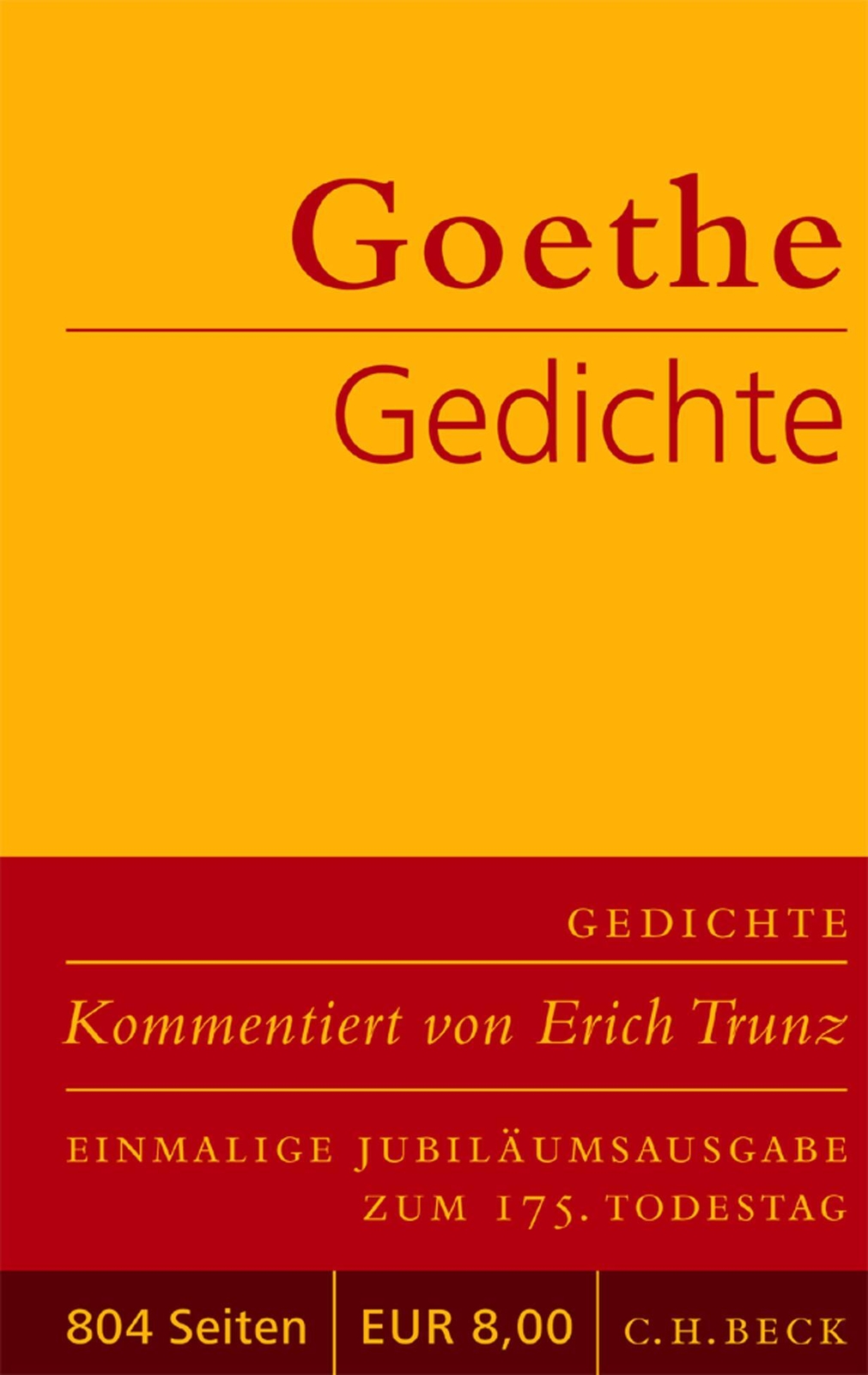 Thumbnail - Gedichte | Johann Wolfgang Von Goethe | Buch | 804 S. | Deutsch | 2006