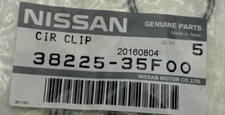 Genuine Nissan / Infiniti Cir Clip 3822535F00 / 38225-35F00 1 Each