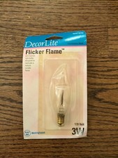 Decor Lite Flicker Flame Bulb, 3W 120V Westinghouse