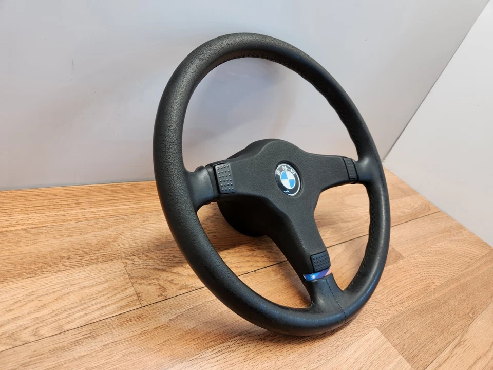 ✅ Volante esportivo M Technic 385mm fabricante de equipamento original BMW E24 E28 E34 528 535 M5 M6 * - Imagem 4 de 4