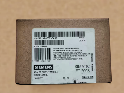 6ES7135-4FB01-0AB0 6ES7 135-4FB01-0AB0 1pcs New Siemens Analog Output ...