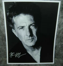(M1) photo dédicace autographe dustin hoffman