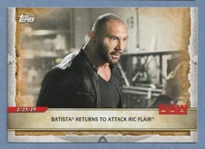 2020 Topps WWE Road to WrestleMania #44 Batista Returns to Attack Ric Flair