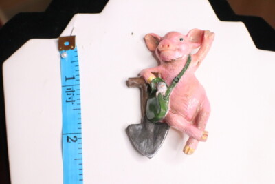 Broche Cochon Adorable Effet 3D Zibellini Art Bijoux - Métal Et Strass - Neuf Sans Emballage