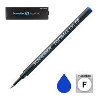 Pk/10 Schneider Topball 850 Rollerball Refills, Blue Pk/10 Schneider Topball 850 Rollerball Refills, Blue