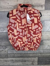 Sika At Anthropologie Padded Gilet Earthy Phyllis Taylor Print Size M Rrp £286