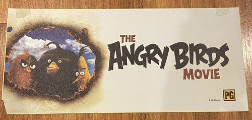 🌟 The Angry Birds Movie - Movie Theater Mylar / Poster - 6x13
