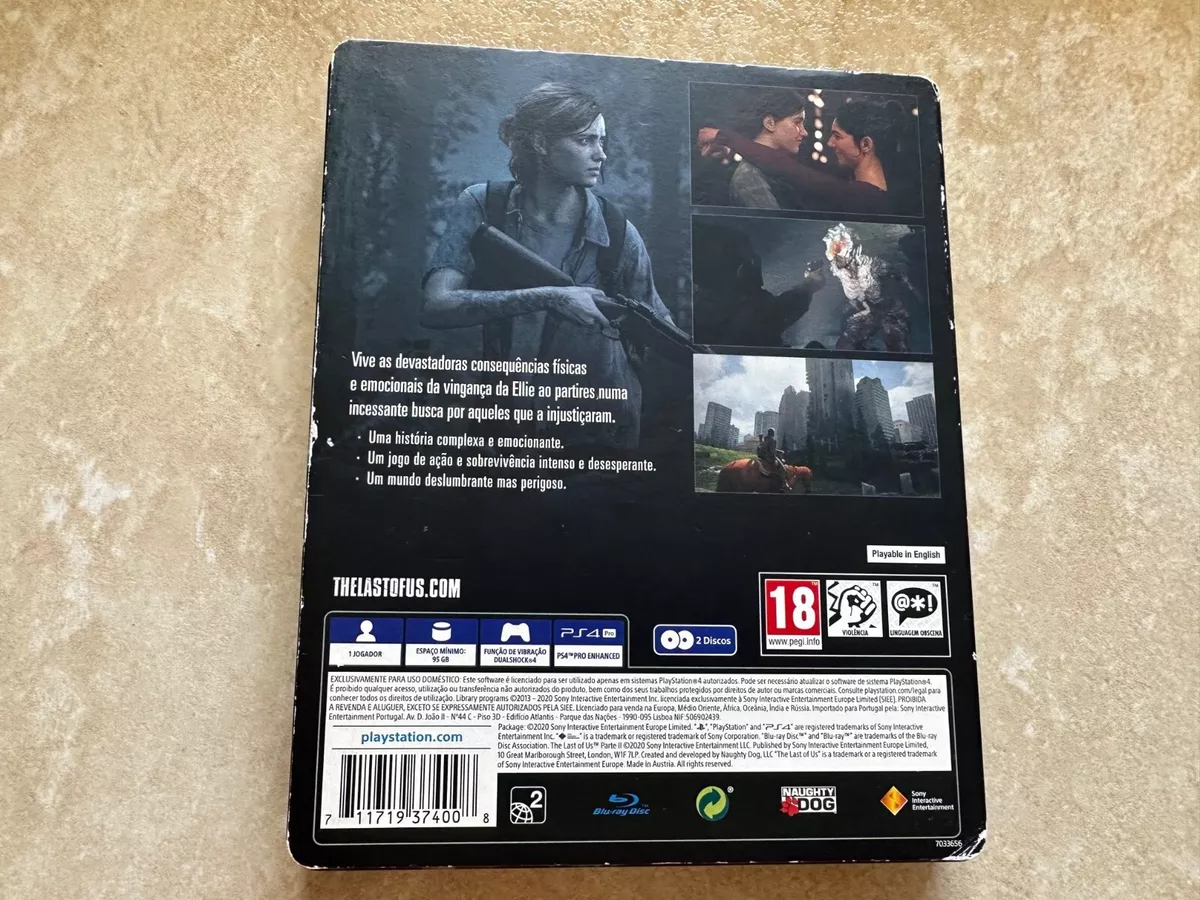 The Last of Us: Part 2 vem em dois discos Bluray