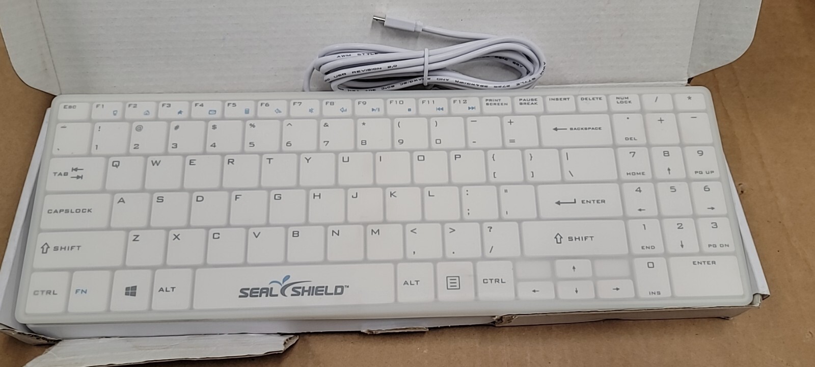 Lot-Seal Shield CLEANWIPE Medical Grade Keyboard SSWKSV099 Micro USB ...