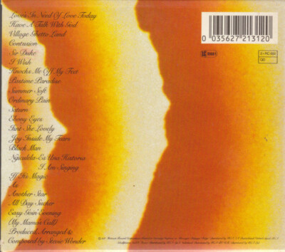Stevie Wonder Songs In The Key Of Life 2x CD Album RE 1986 Vocal