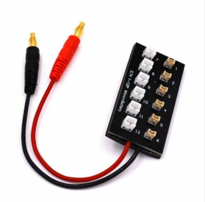 2 x RC 1S 3.7V 1-12 Battery Parallel Charging Board (Ultra Micro/JST-PH) Hot