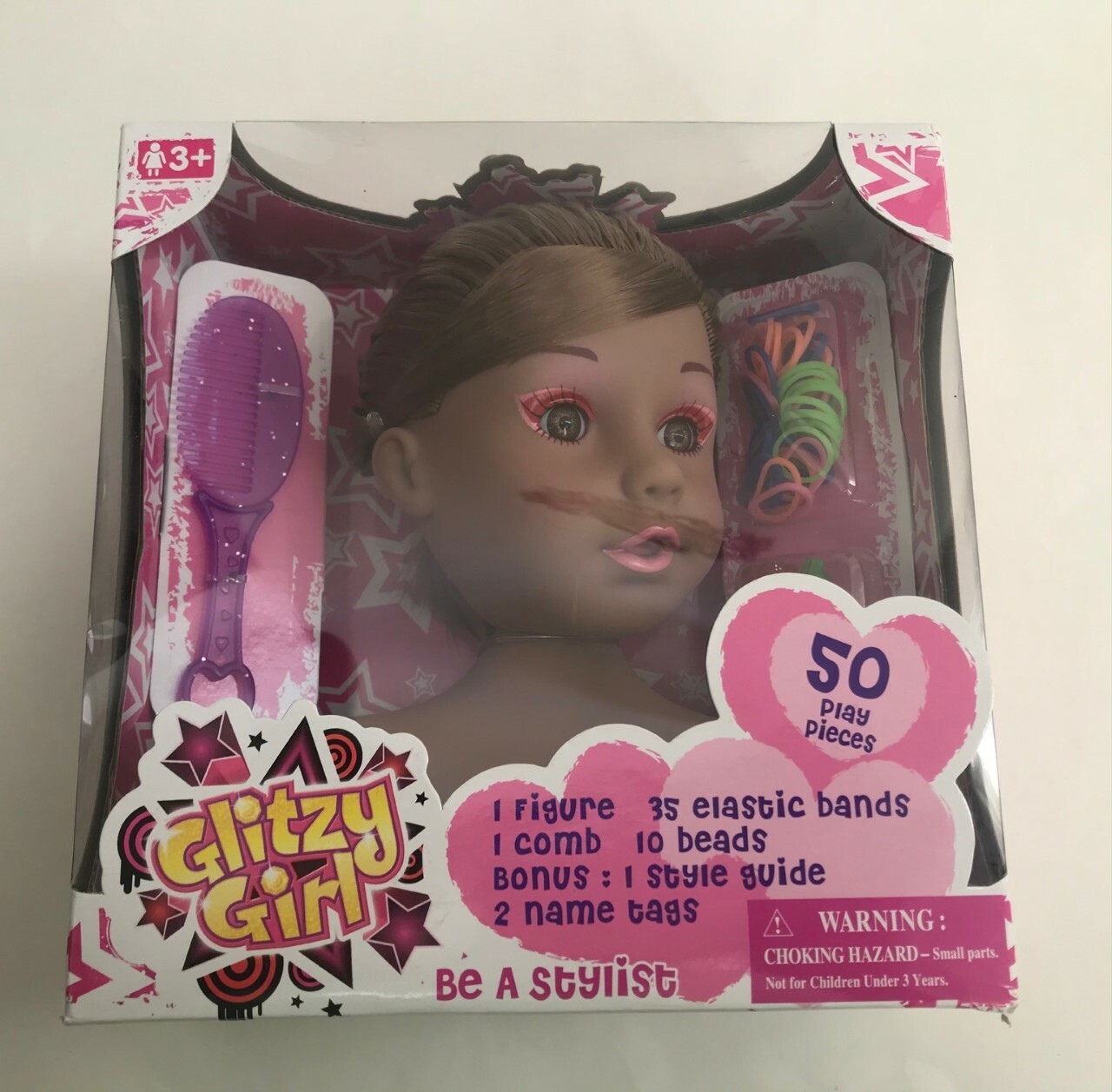 Glitzy Girl Be A Stylist Latino Hair Styling Head Wear and Share