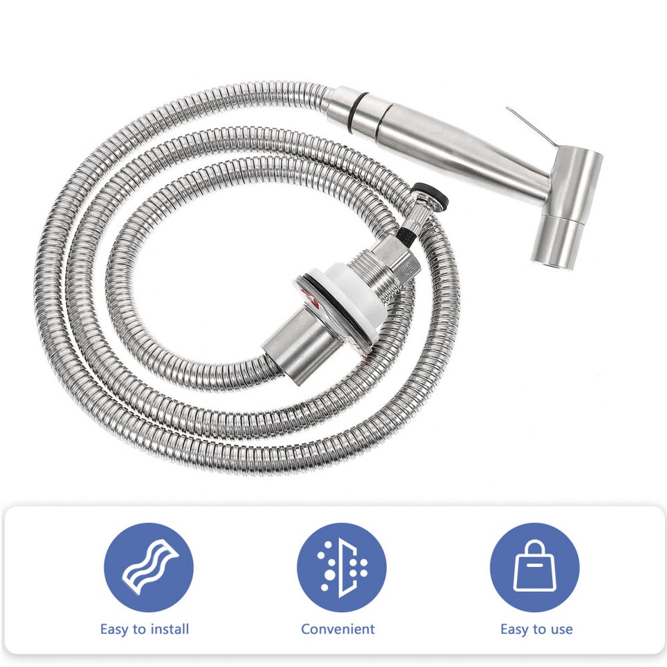 Stainless Steel Kitchen Sink Side Sprayer Faucet Hose Replacement eBay