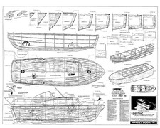 Chris Craft constellation 26 1/4" long 8 3/8" beam