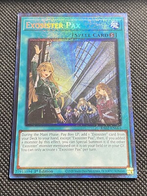 YuGiOh! - Exosister Pax RA02-EN066 Collector's Rare 1st Edition