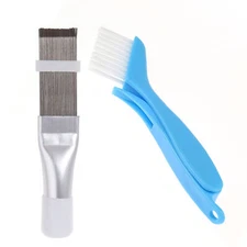 2pcs Air Conditioner Condenser Fin Cleaning Brush and Comb Set Fin Cleaner A1R5